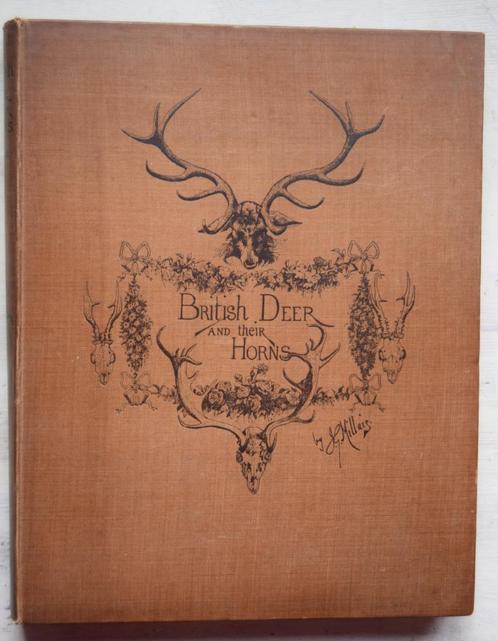 British Deer And Their Horns.1897., Antiek en Kunst, Antiek | Boeken en Manuscripten, Verzenden