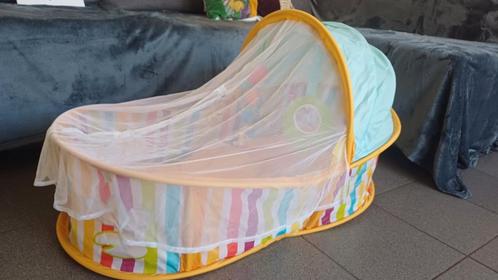 Opvouwbaar babybedje met muskietennet, Kinderen en Baby's, Babywiegjes en Ledikanten, Zo goed als nieuw, Ledikant, Ophalen