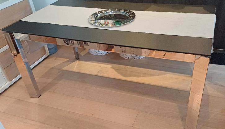 table salon calligaris extensible, Huis en Inrichting, Tafels | Salontafels, Zo goed als nieuw, 50 tot 75 cm, 50 tot 100 cm, 150 tot 200 cm