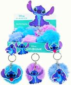 Disney Stitch sleutelhanger van pluche met kwastje van 7 cm, Verzamelen, Ophalen of Verzenden, Overige figuren, Nieuw, Knuffel