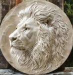 Plaque ronde vintage en métal African Lion (20 cm), Maison & Meubles, Enlèvement ou Envoi, Neuf