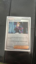Morty’s conviction 155 /162 Reverse temporal forces, Hobby & Loisirs créatifs, Jeux de cartes à collectionner | Pokémon, Comme neuf