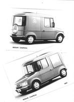 NISSAN CHAPEAU & GOBI,  persfoto's, Boeken, Auto's | Folders en Tijdschriften, Ophalen of Verzenden, Nieuw, Nissan