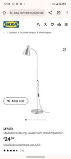 Staanlamp Ikea, Huis en Inrichting, Lampen | Vloerlampen, Ophalen of Verzenden, Zo goed als nieuw