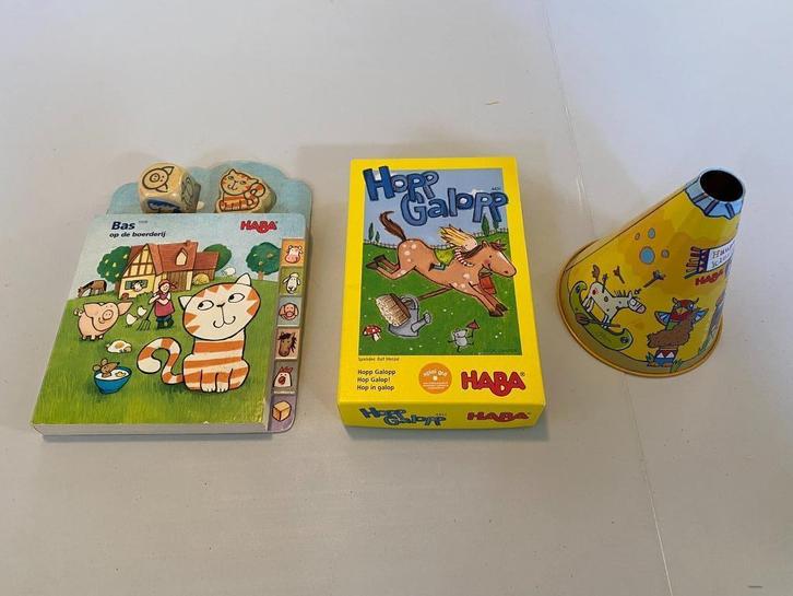 3 HABA spelletjes, Kinderen en Baby's, Speelgoed | Educatief en Creatief, Nieuw, Ophalen