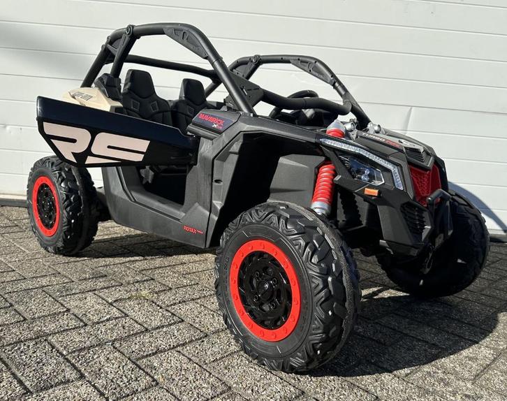 Kinder Auto CAN-AM Maverick buggy 24V 2 pers RC - MP4 SCHE, Kinderen en Baby's, Speelgoed | Buiten | Voertuigen en Loopfietsen