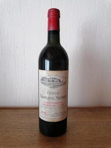 Château Troplong Mondot 1978 – Saint-Émilion Grand Cru  beschikbaar voor biedingen