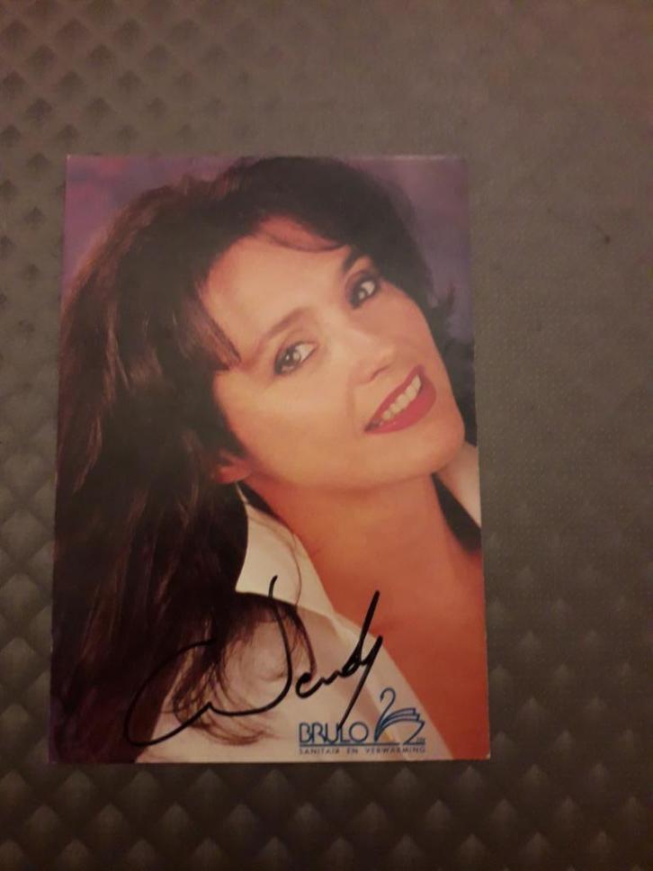 Wendy van Wanten kaart, Verzamelen, Foto's en Prenten, Zo goed als nieuw, Prent, Overige onderwerpen, 1980 tot heden, Ophalen of Verzenden