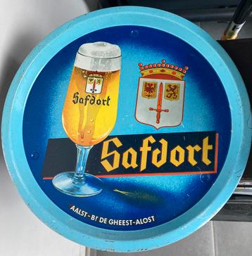 Blikken Safdort bierplateau, Verzamelen, Ophalen of Verzenden, Gebruikt