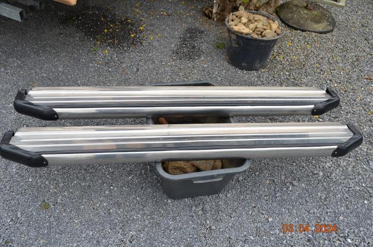 Marches pieds inox pour Pajéro III, Auto-onderdelen, Overige Auto-onderdelen, Mitsubishi, Gebruikt, Ophalen of Verzenden