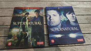 Saisons 1 et 2 de Supernatural. 6 DVD par boîte