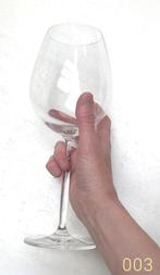 6 x Val Saint Lambert kristallen glazen / H 24 cm / ref. 03, Ophalen of Verzenden