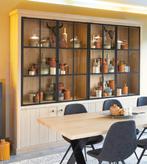 Vitrinekast, Huis en Inrichting, Ophalen, 200 cm of meer, Eikenhout, 200 cm of meer