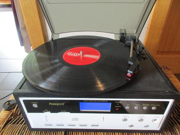 combiné MARQUANT ( tourne disque, cd, radio, ... ), Audio, Tv en Foto, Platenspelers, Ophalen of Verzenden