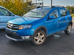 DACIA SANDERO 900CC BENZINE 01/2015 205000KM MET GPS A/C, Auto's, Voorwielaandrijving, Stof, Blauw, 124 g/km