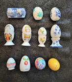 11 zoute eieren in porselein en keramiek, Antiek en Kunst, Ophalen of Verzenden