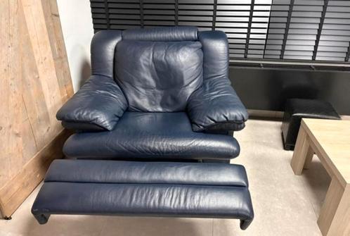 Luxery Relax Zetel Puur leer – Weggeef prijs!, Huis en Inrichting, Zetels | Zetels, Ophalen of Verzenden