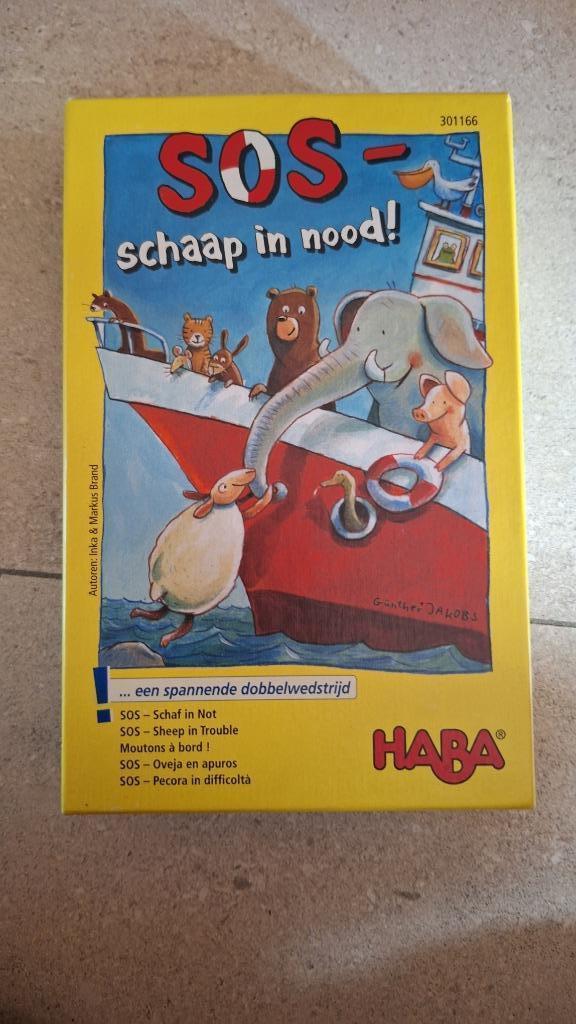 Haba SOS Schaap in nood, Hobby en Vrije tijd, Gezelschapsspellen | Bordspellen, Gebruikt, Ophalen of Verzenden