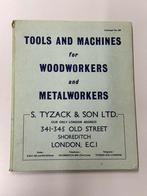 1930 Outils Machines Menuisiers Métallurgistes vieux livret, Antiquités & Art, Enlèvement ou Envoi