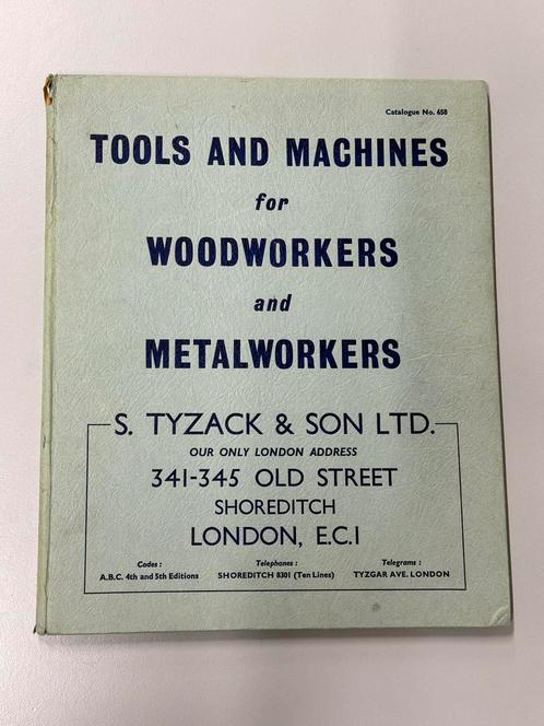 1930 Outils Machines Menuisiers Métallurgistes vieux livret, Antiquités & Art, Antiquités | Livres & Manuscrits, Enlèvement ou Envoi