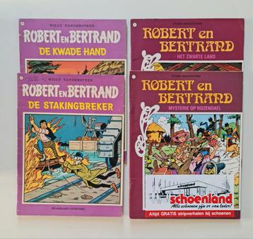 Strips : Robert en Betrand / Willy Vandersteen ( 4  stuks )  beschikbaar voor biedingen