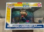 Funko pop 126 Mermaidman & Barnacleboy Invisible Boatmobile, Verzamelen, Ophalen of Verzenden