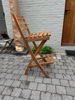 Barkruk Teak 4 stuks, Huis en Inrichting, Ophalen, Met voetsteun, Zo goed als nieuw, 90 cm of meer