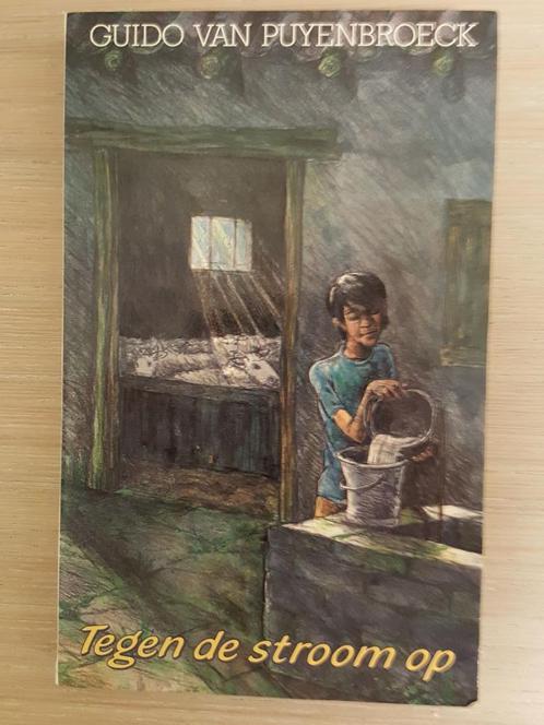 Vakantieliteratuur - jeugdboek Davidsfonds: "Tegen de stroom, Boeken, Kinderboeken | Jeugd | 10 tot 12 jaar, Gelezen, Fictie, Ophalen of Verzenden