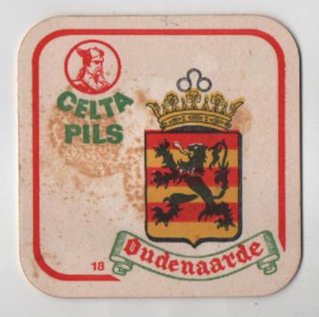 Bouclier Celta pils n°18 Audenarde (rare), Enlèvement ou Envoi, Utilisé, Sous-bock