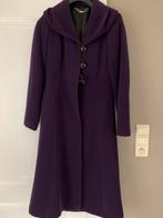 Klasse mantel Laura Ashley 36 wol cashmere paars gaat los ui, Ophalen of Verzenden