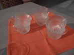 Koffietassen in glas 6 stuks, Ophalen of Verzenden, Gebruikt, Overige typen