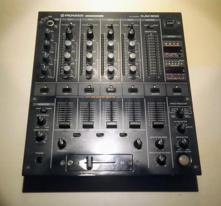 Pioneer DJM-500 mengtafel, Muziek en Instrumenten, Mengpanelen, Gebruikt, 5 tot 10 kanalen, Microfooningang, Ophalen