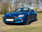 Fiat 124 Spider 1,4 turbo benzine Full Option 1jaar garantie, Auto's, Achterwielaandrijving, 4 cilinders, Cabriolet, Blauw