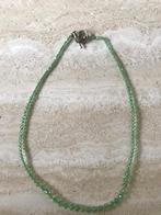 Nieuwe groene halsketting - 22cm (nr3805), Handtassen en Accessoires, Kettingen, Ophalen of Verzenden, Nieuw, Groen, Kunststof