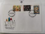 Luxemburg 2000 - FDC - kunst, schilderkunst, Ophalen of Verzenden, Luxemburg, Gestempeld