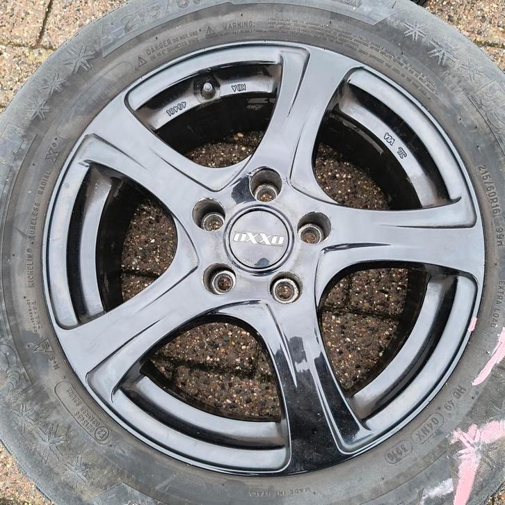 Oxxo velgen, zwarte velgen, winterbanden, Auto-onderdelen, Banden en Velgen, Velg(en), Winterbanden, Ophalen