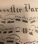 Partition musicale manuscrite1915, Antiquités & Art, Antiquités | Livres & Manuscrits, Enlèvement ou Envoi