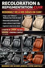 RECOLORATION REPIGMENTATION CUIR AUTO MOTO BATEAU AVION, Enlèvement