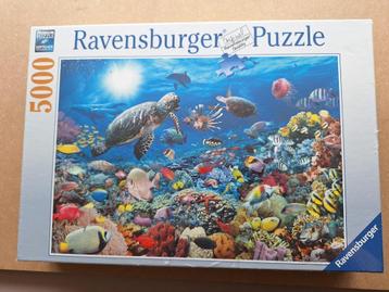 RAVENBURGER PUZZEL 5000, Enlèvement, Plus de 1 500 pièces, Neuf