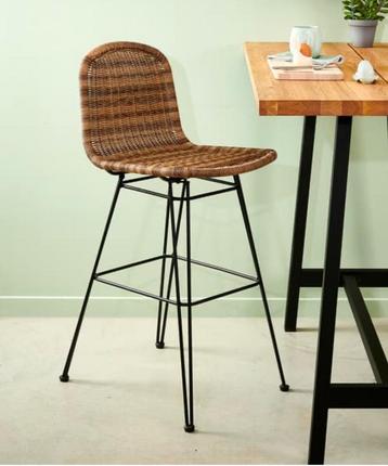 2 hoge barstoelen te koop, nieuw!  beschikbaar voor biedingen