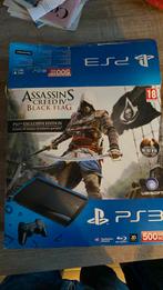 PlayStation 3 500GB + Assassin's Creed 4 + The Last of Us, Comme neuf, Enlèvement, 500 GB
