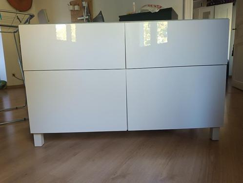 Meuble de rangement / commode blanche, Huis en Inrichting, Kasten | Ladekasten, Gebruikt, Minder dan 100 cm, 100 tot 150 cm, 25 tot 50 cm