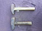 2 antieke hamers met steel, Antiek en Kunst, Ophalen of Verzenden