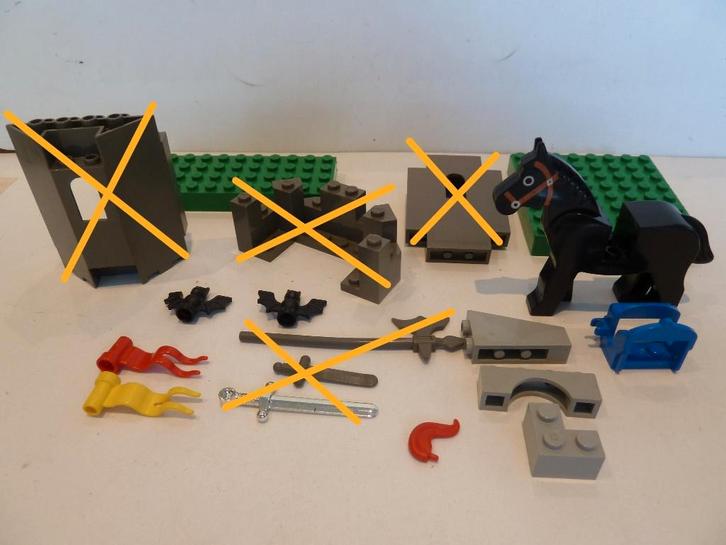Lego Castle onderdelen meerdere foto's, Enfants & Bébés, Jouets | Duplo & Lego, Comme neuf, Lego, Briques en vrac, Enlèvement ou Envoi