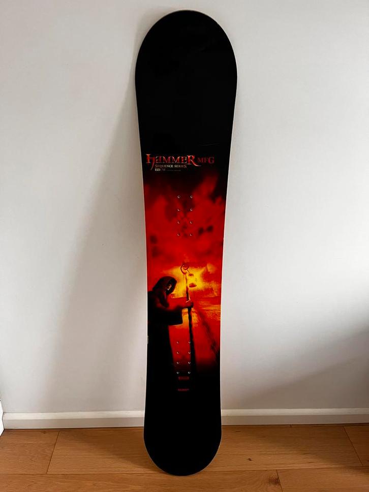 Hammer beginners snowboard 153 cm zeer goede staat, Sports & Fitness, Snowboard, Utilisé, Planche, Enlèvement