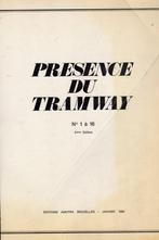 Livre Presence du Tramway 1-16 Amutra 1961-1965, Verzenden, Gebruikt, Tram, Boek of Tijdschrift