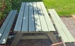 Picknicktafel, Tuin en Terras, Picknicktafels, Ophalen, Zo goed als nieuw, Rechthoekig, Hout