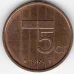Pays-Bas : 5 Cent 1999 KM #202 Ref 11727, Timbres & Monnaies, Monnaies | Pays-Bas, Reine Beatrix, Enlèvement ou Envoi, Monnaie en vrac