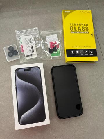 iPhone 15 Pro Max 256GB Titanium zwart beschikbaar voor biedingen
