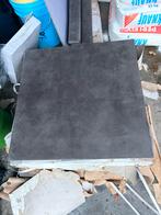 60x60 grijze tegels, Doe-het-zelf en Bouw, Ophalen, 60 cm of meer, Zo goed als nieuw, Vloertegels